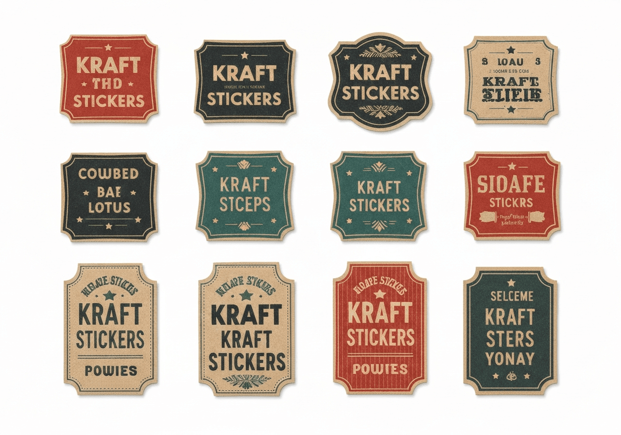 Kraft Stickers