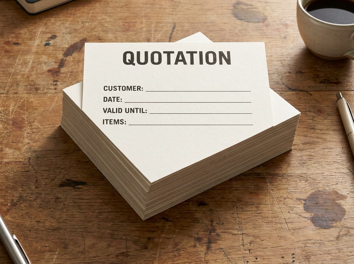 Quotation Forms