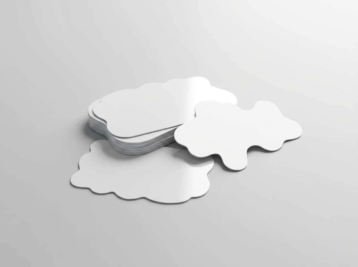 Custom printed Die-Cut Stickers by Pro Card Crafters — Custom-shaped stickers cut to your exact design.